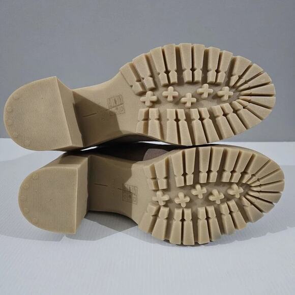 Dolce Vita Caster H20 Ankle Bootie Womens 10 Tan Suede Waterproof Platform Fall - Picture 14 of 16